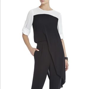 BCBG Black and White Jumpsuit